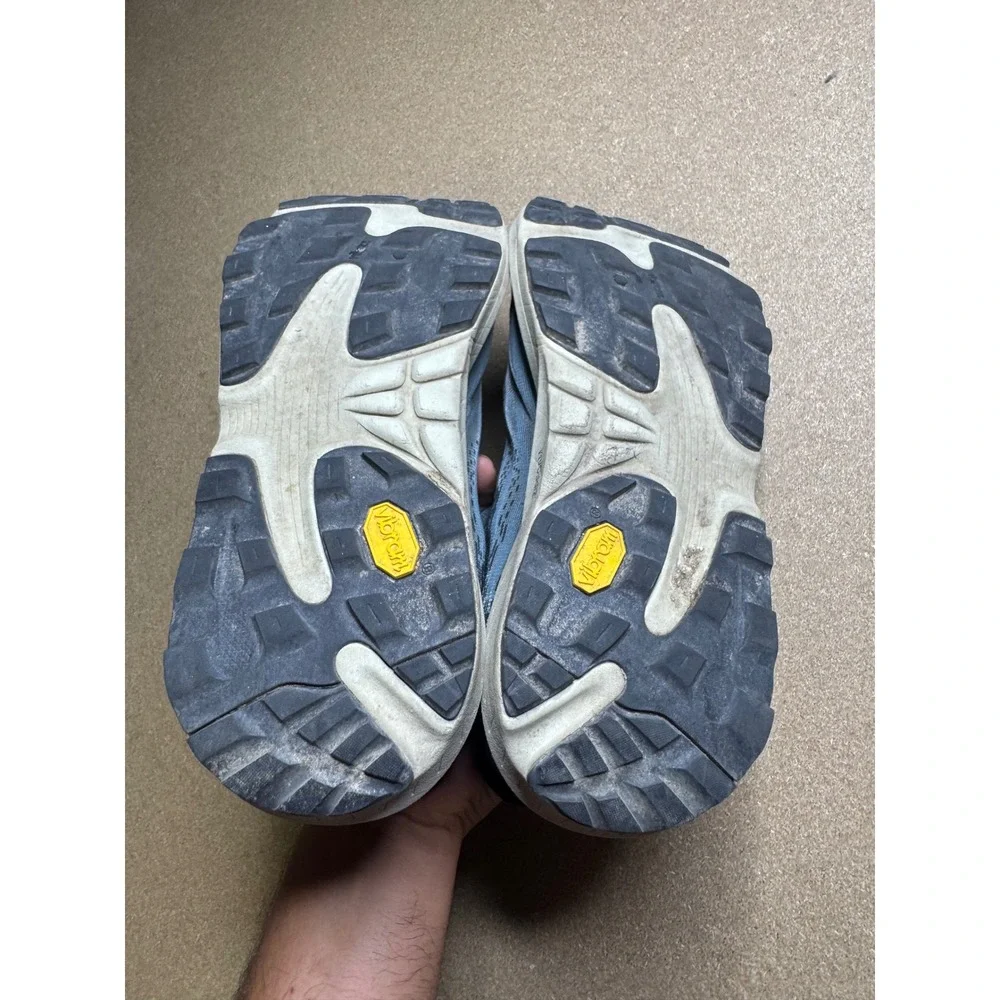 Topo Athletic Ultraventure 2 Trail Running Shoes Blue Grey Vibram Mens 5mm Drop